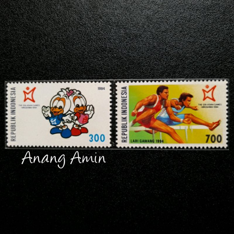 

LOT.F80 PRANGKO INDONESIA I-463 2V ASIAN GAMES XII HIROSIMA 1994