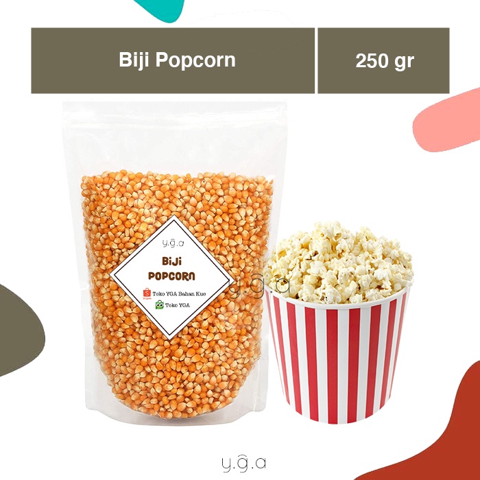 

Biji Popcorn 250gr / Jagung Pop Corn Mentah / Corn Kernel