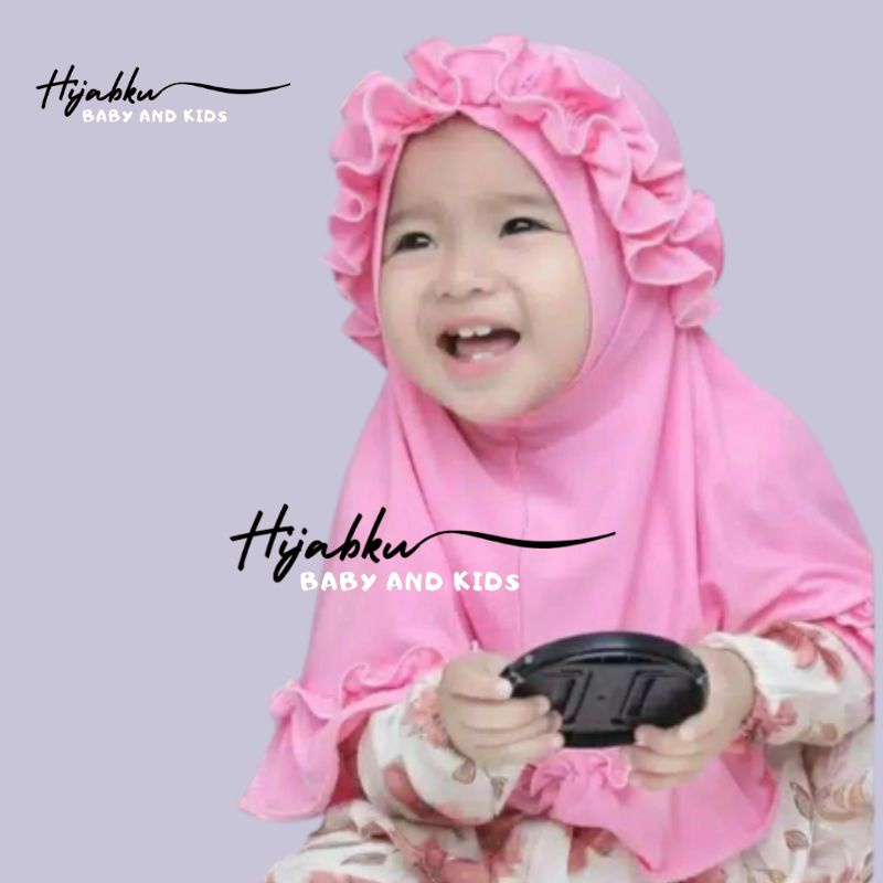 hijab bayi 0 6 bulan 1 2 tahun SYRIA BANDANA Kerudung anak bayi hijab bayi jilbab anak bayi jilbab b