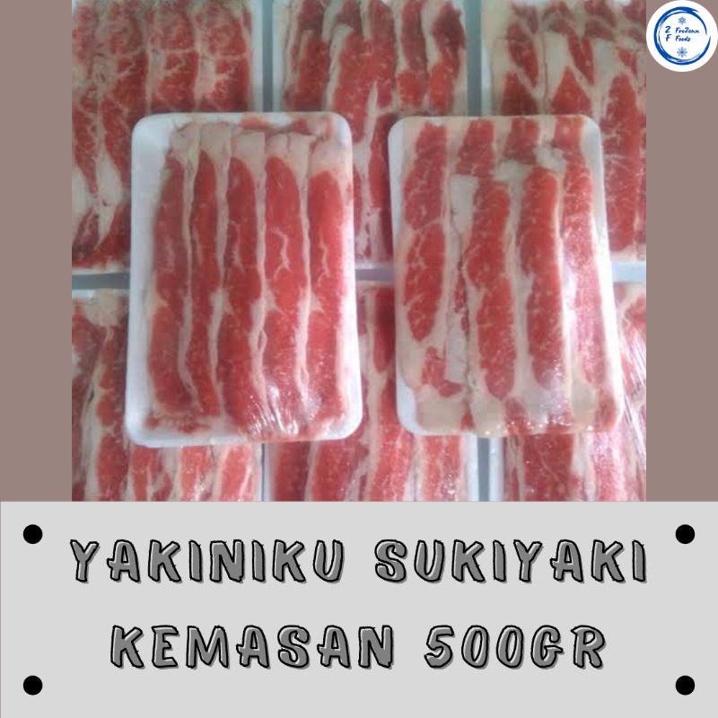 

DAGING SLICE YAKINIKU | US BEEF SLICE 500gr | SUKIYAKI SHABU-SHABU HALAL