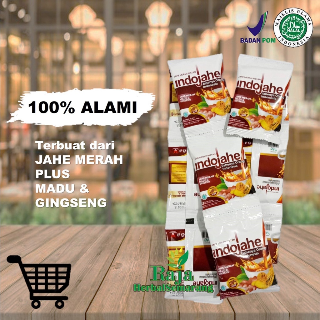 

Indojahe Minuman Serbuk Jahe Merah Madu Gingseng Instan Membantu Meningkatkan Stamina Daya Tahan Tubuh Atasi Masalah Kolesterol Melancarkan Prerdaran Darah 1 Renceng Isi 10 Sachet