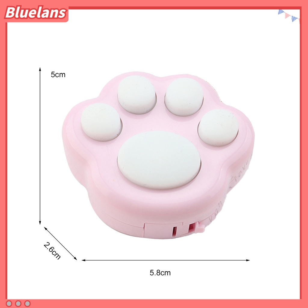 Mini Fidget Toy Lovely Portable Funny Cat Paw Push Fidget Game Keychain