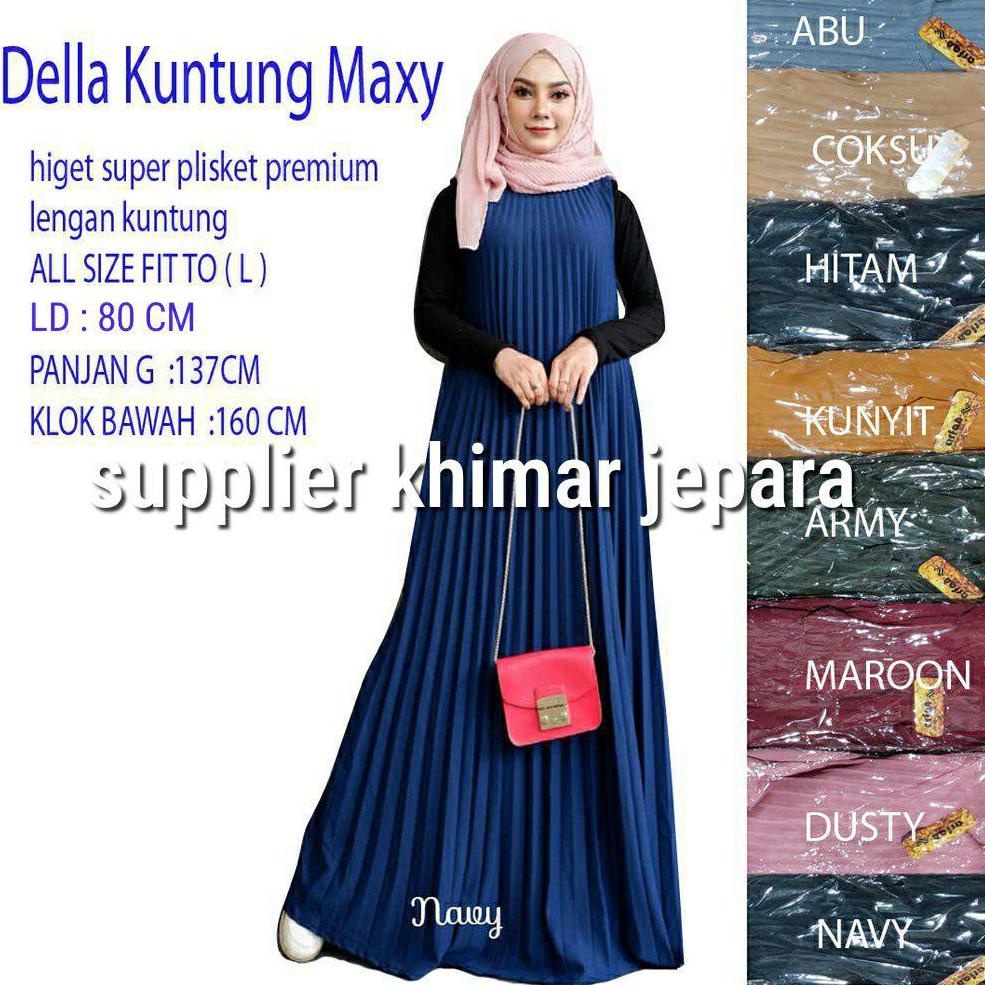 Gamis plisket premium kuntung Gak kancing hidup sabuk lepas/gamis/gamis/gamis drees/dress plisket/ga
