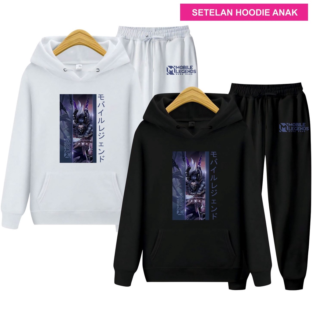 Setelan Sweater Hoodie Anak Moskov MLBB