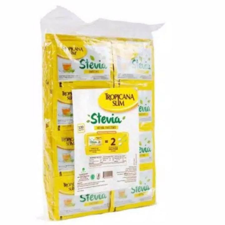 

[KODE PRODUK K7AHM3574] Tropicana Slim Stevia Isi 100 Sachet