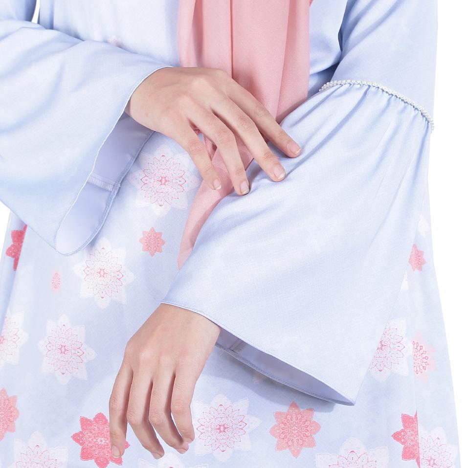 [KUT.22Oc22ᴳ] Zoya Tunik Muslim Motif Kombinasi Mazlina Tunik Pink