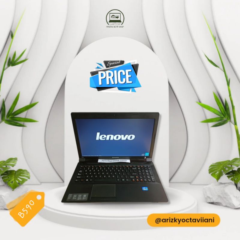 Laptop Lenovo B590 Core i5 Ram 4GB Hdd 320GB Webcam Dvd Numpad Keyboard Vga-Usb 3-Hdmi Lcd 15inch