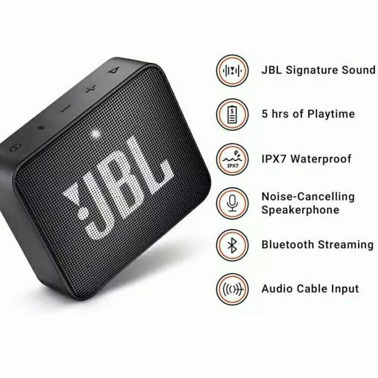 Viral (COD) Speaker Bluetooth Portable JBL MEGA BASS WIRELESS  JBL  GO-2 murah Speaker Blutut