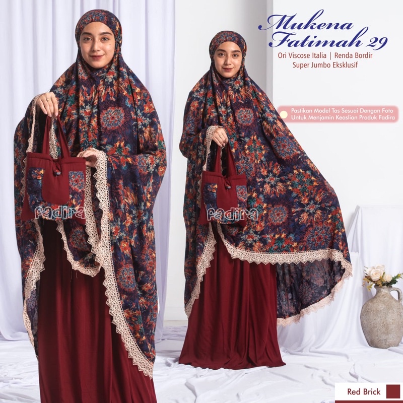 Mukena jumbo mix renda eklusive - Mukena fatimah by fadira - mukena dilara 183 197