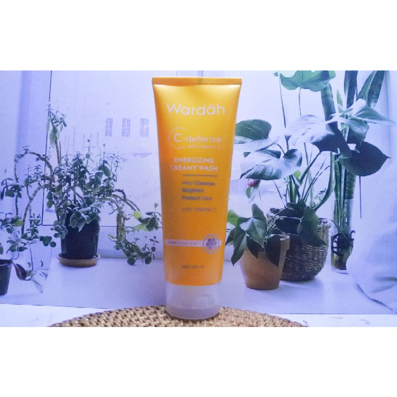 WardahC-DefenseEnergizingCreamyWash100ml|C-DefenseEnergizingCreamyWash|CreamyWash|FacialWash|FacialW