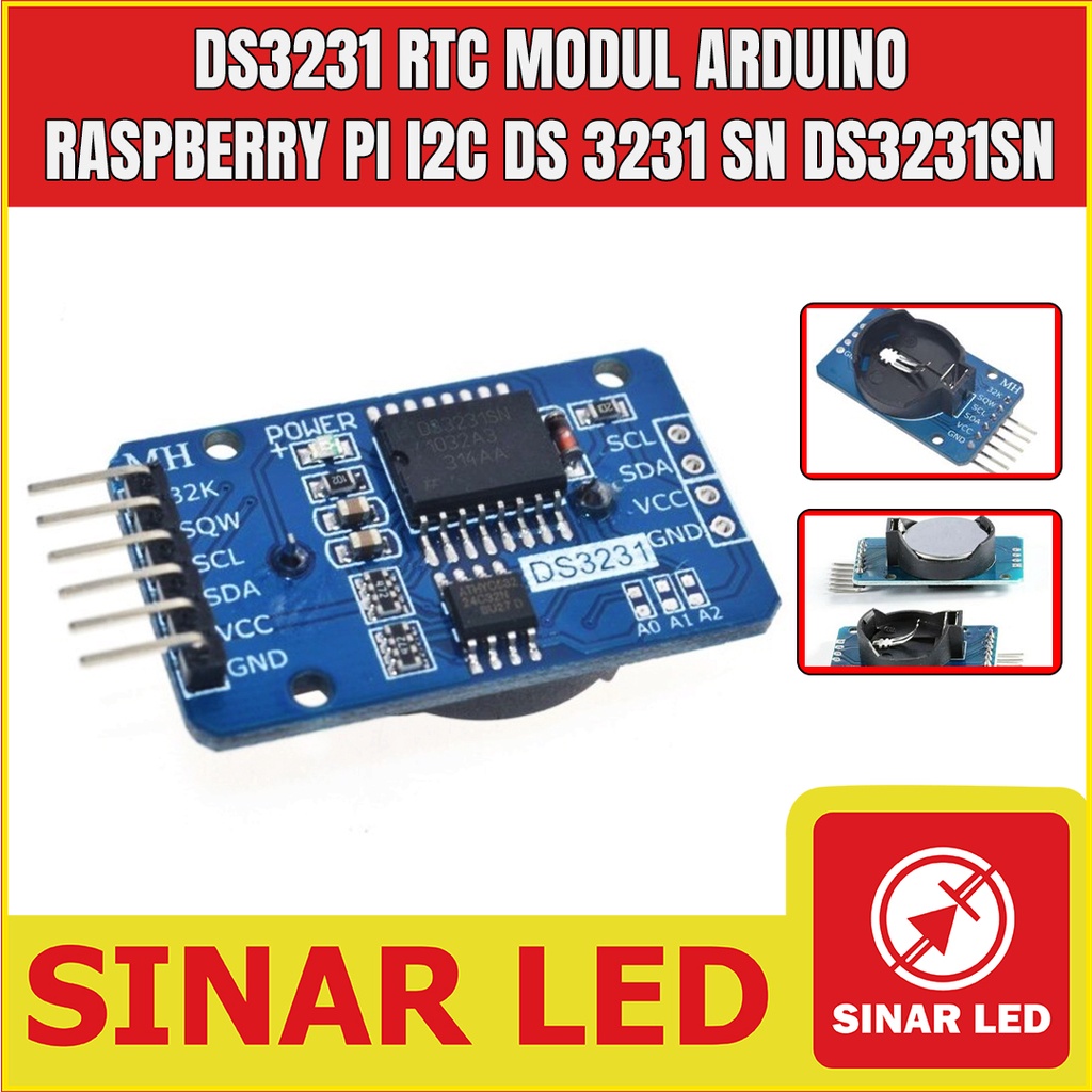DS3231 RTC Modul Arduino Raspberry Pi I2C DS 3231 SN DS3231SN