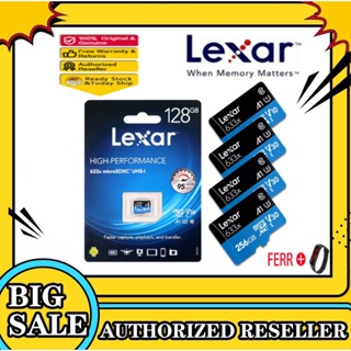 Lexar Card Reader Micro SD TF 32GB / 64GB / 128GB / 256GB / 512GB 633X 95mb / s SDXC SDHC MINI TF Card Untuk Gopro Drone