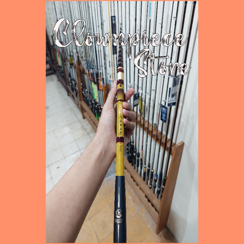 Joran Tegek Pancing Oregon Carang 300 (3.0m) Custom Set Kolong / Joran Tegek Oregon Carang 300 (3.0m