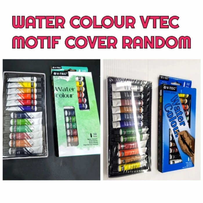 

Murah Cat Air V-Tec Water Colours Hemat