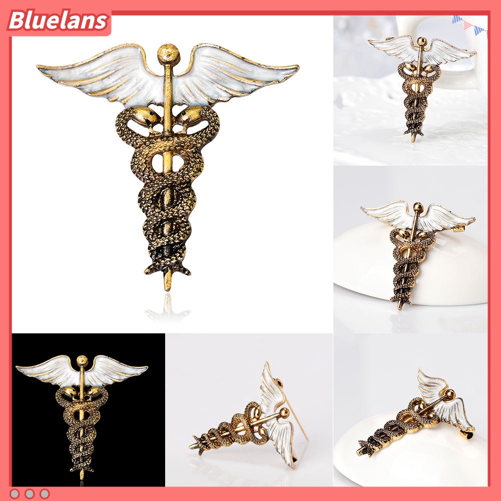 Bluelans Retro Snake Wings Alloy Women Brooch Pin Sweater Coat Clothes Bag Ornament