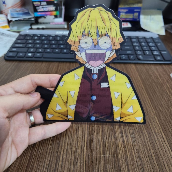 

STIKER 3D MOTION LENTICULAR ANIME - D0046 - Demon Slayer - Zenitsu