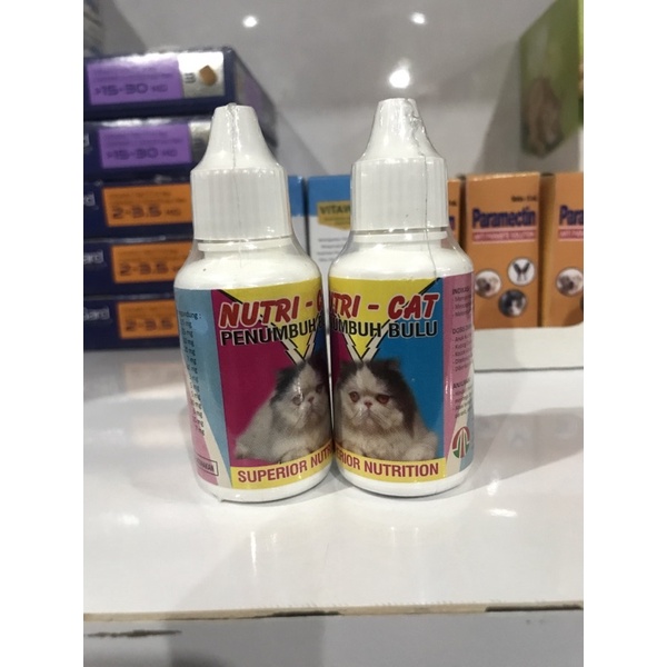 Nutri - Cat 30ml Nutri Cat obat Vitamin Penumbuh Bulu