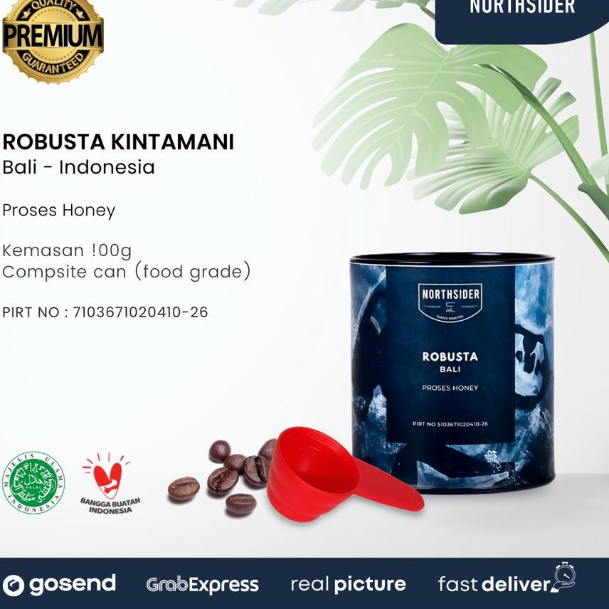 

10.10 STOK READY BIJI KOPI ROBUSTA BALI KINTAMANI HONEY-100GR NORTHSIDER COFFEE serbuuu !