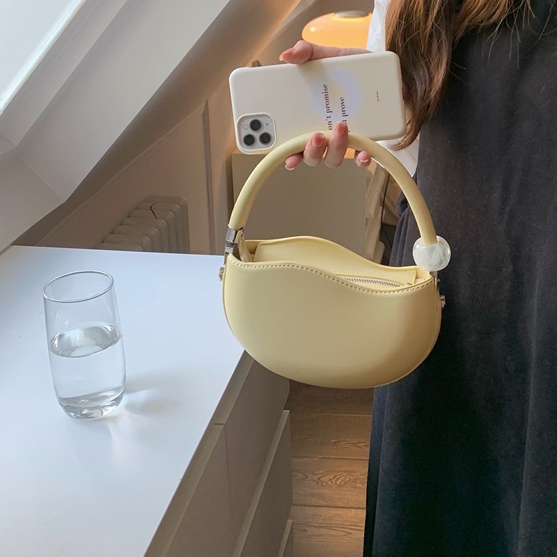 Tas Selempang Kulit Wanita Tas Cewek Kecil Saddle Bag Handbag Slingbag JS2 8503