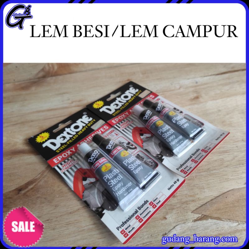 

PLASTIC STEEL/LEM CAMPUR/LEM BESI 48gram