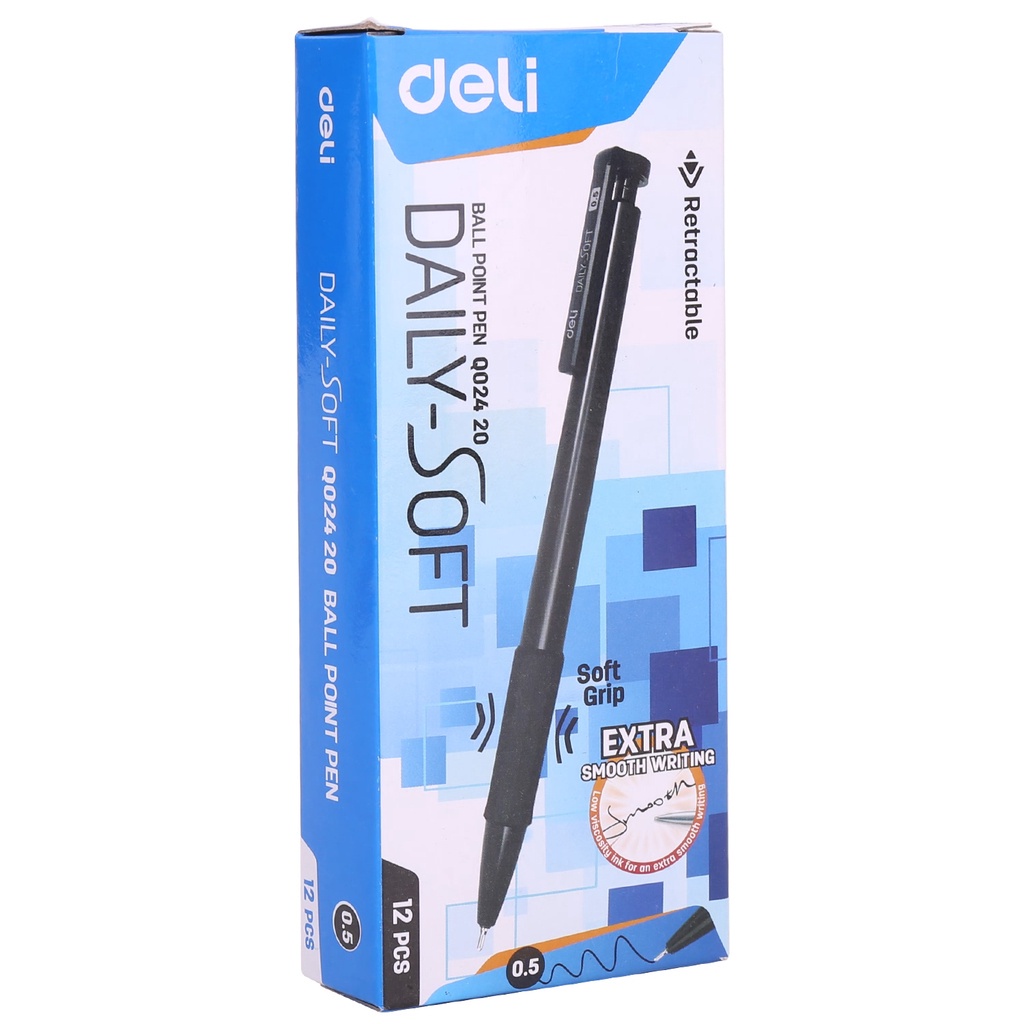 

Pulpen Deli Daily-Soft 0.5mm - WQ02420 Deli