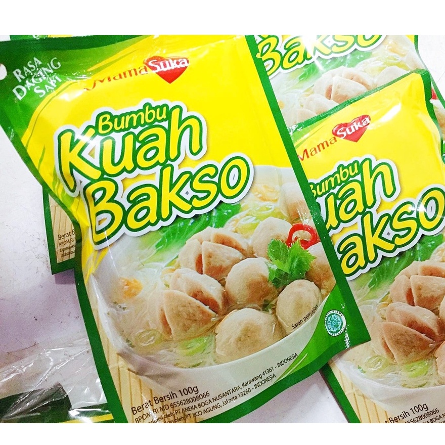 MamaSuka Bumbu Kuah Bakso Instant - Rasa Daging Sapi