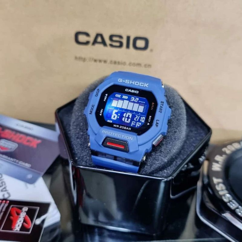 Jam Tangan GBD200 Gshock Terlaris Rubber Free Paper Bag Box Garansi