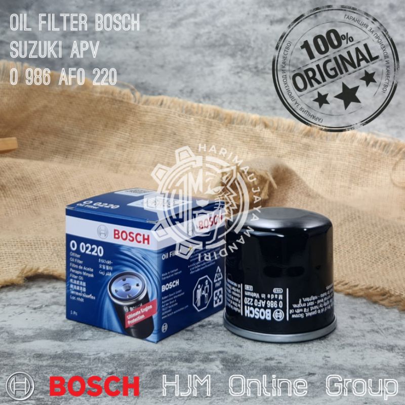 OIL FILTER - SARINGAN OLI APV / ERTIGA / BALENO / SWIFT / SPLASH / KARIMUN / FUTURA INJEKSI BOSCH