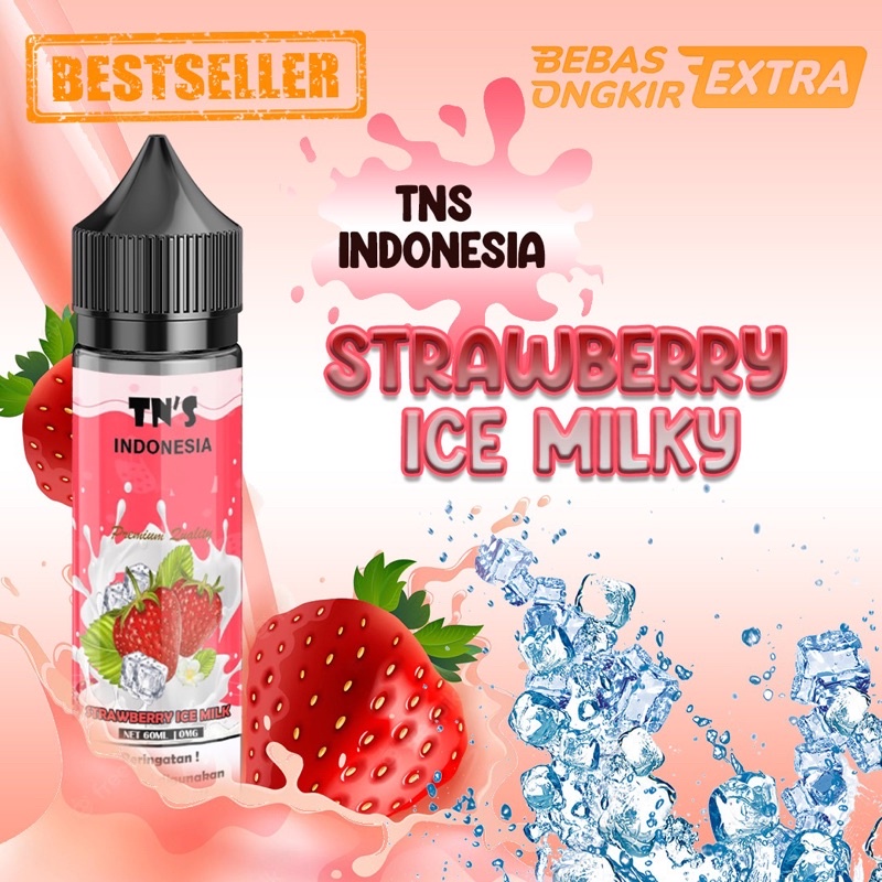Liquids 60ml stoberi ice milky dan all varian likuids paling enak | pods | liqud | liwit | vapee.