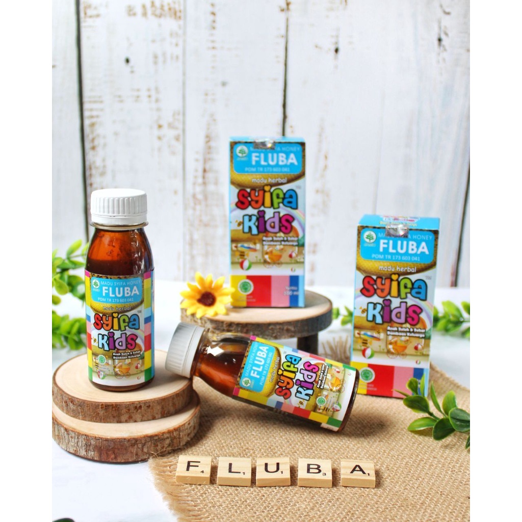 

SYIFA KIDS FLUBA Madu Anak untuk Flu Dan Batuk Anak 100 ml