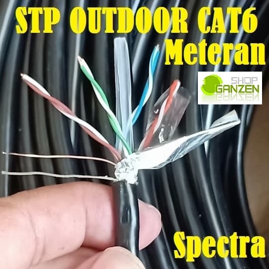 Kabel LAN STP OUTDOOR Cat6 FTP Spectra (METERAN)