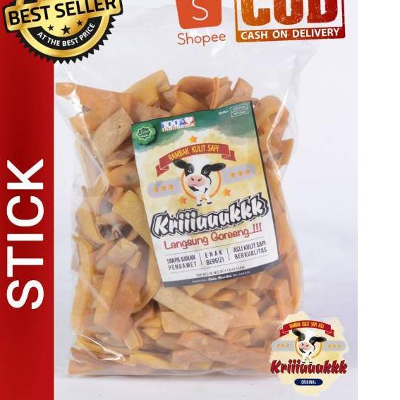 

Diskon✔️RAMBAK SAPI STICK /Dorodok/Jangek/ krecek Rambak kulit sapi super (1 Kilogram)|KD7