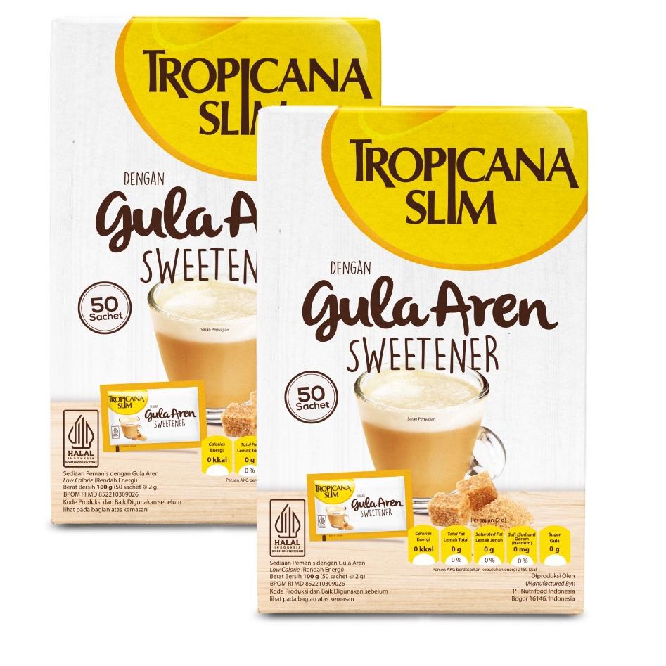 

Terlaris BUY 1 GET 1 - Tropicana Slim Sweetener Gula Aren 50 sachet - Pemanis untuk Bantu Batasi Gula grosir