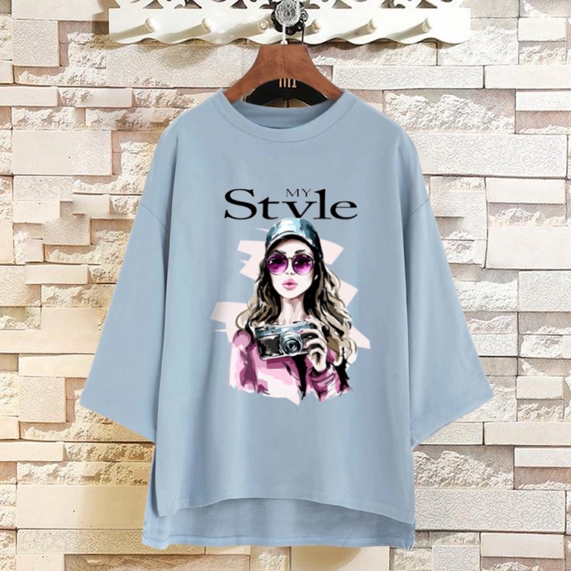 PUFFY_ID kaos oversize WOMEN’S STYLE tunik wanita  tshirt big size cewek premium