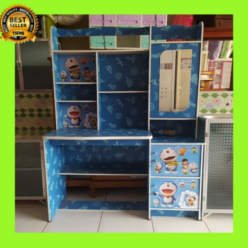 meja belajar anak karakter doraemon