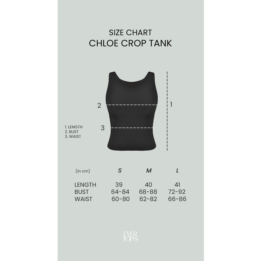 Evertops | Chloe Crop Tank | Top Wanita