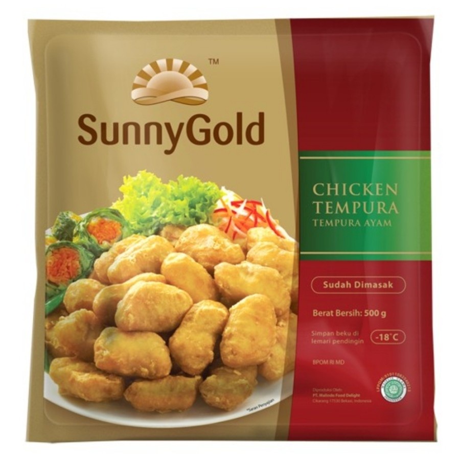 

Sunny Gold chicken nugget tempura 500 gr