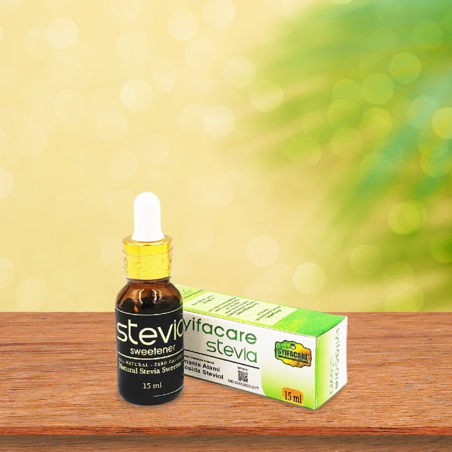 

Stevia Sweetener Syifacare Gula Cair Nol Kalori Stevia Liquid Sugar Pemanis Alami 15ml