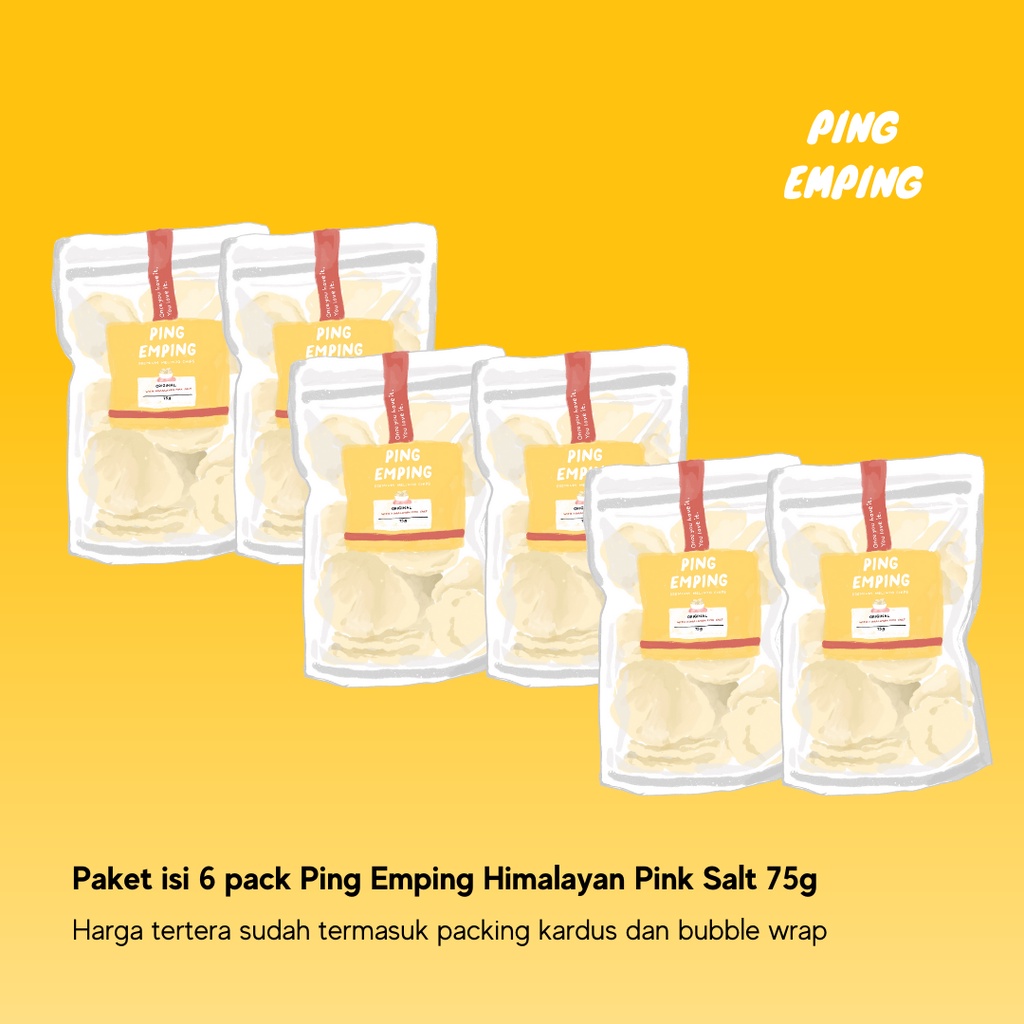 

Paket Box Ping Emping 6 Original with Himalayan Pink Salt