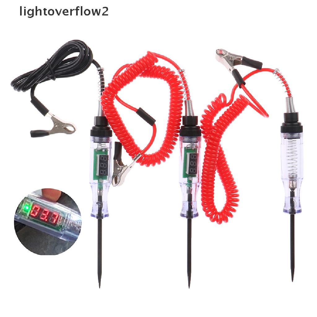(lightoverflow2) Tespen Tester Tegangan Listrik Mobil / Truk (ID)
