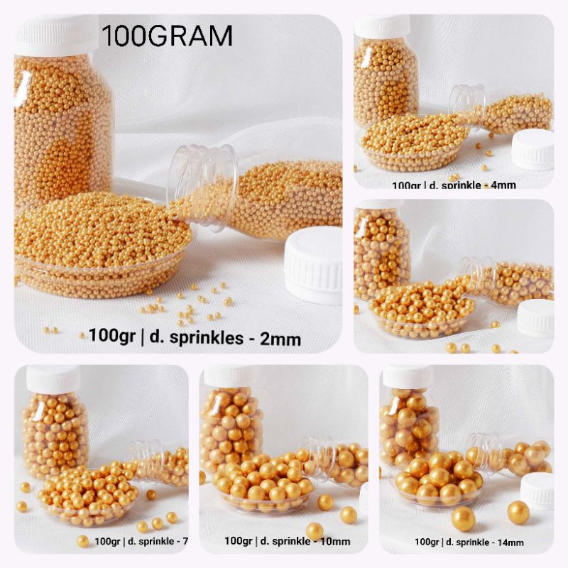 

Springkle 100gr Mutiara Emas GBB-0009