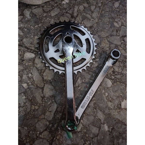 Crank gir piringan sepeda Patek pen 36T single speed POLO