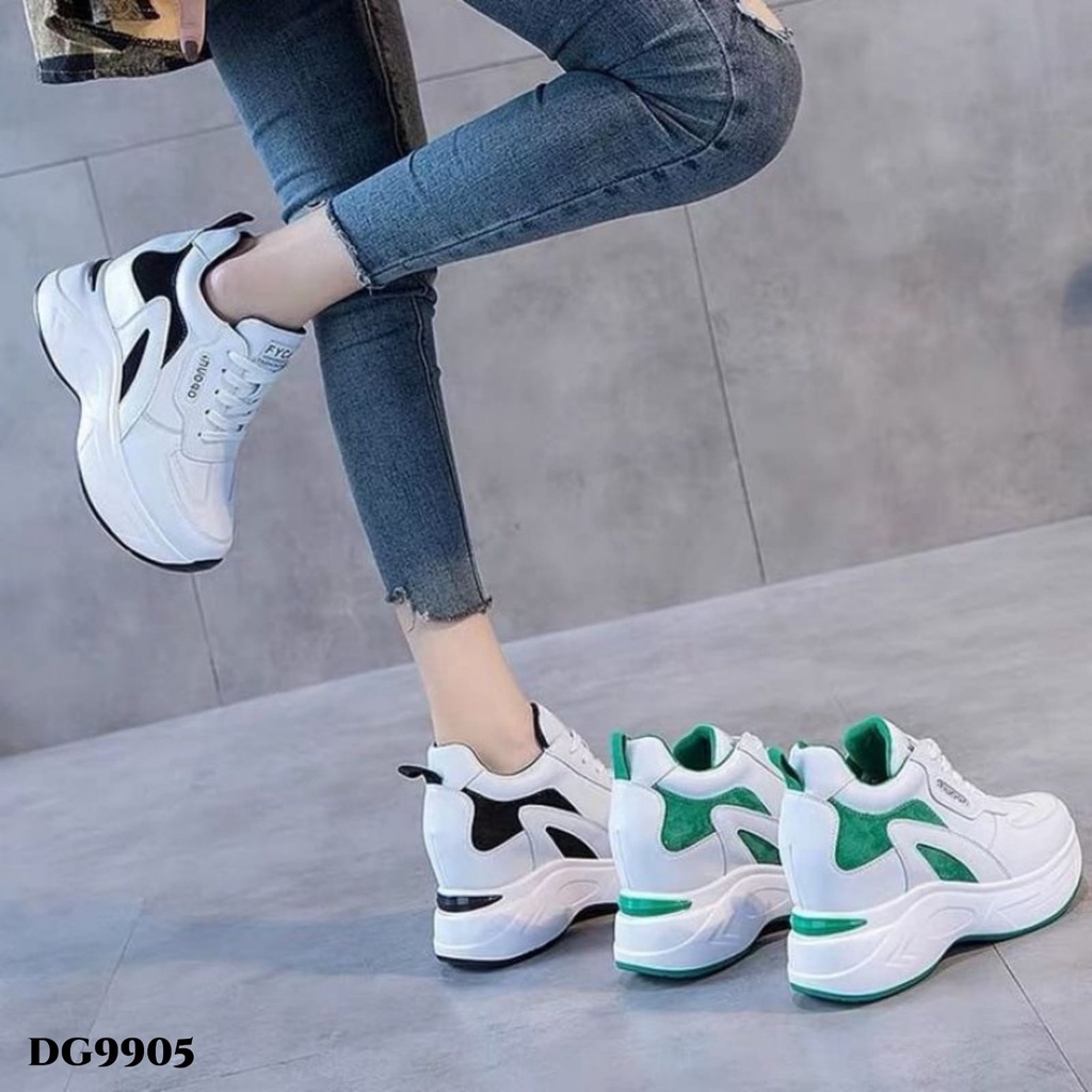 WYN SNEAKERS HIGH WEDGES  FASHION KOREA DG9905