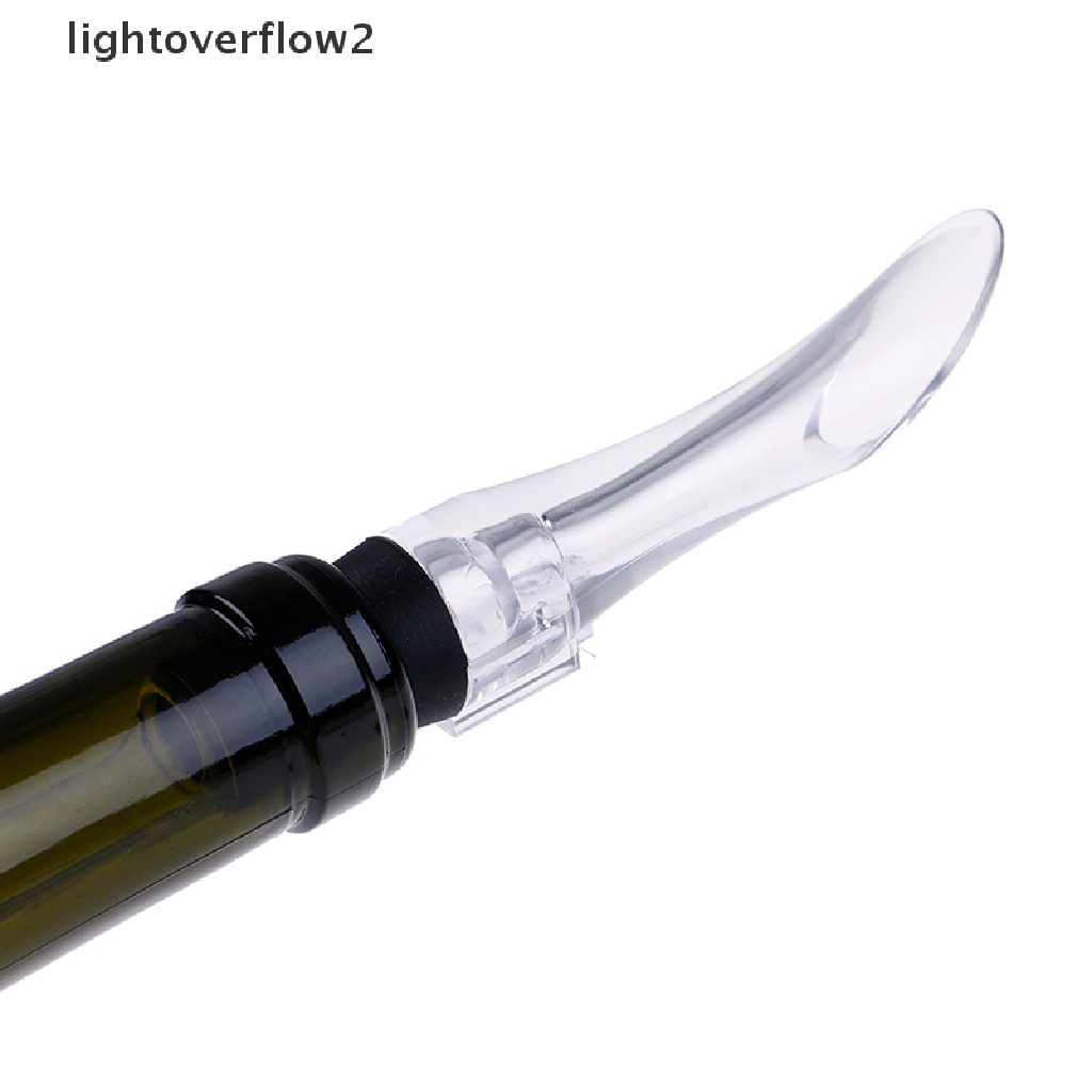 (lightoverflow2) Corong Tuang Wine Portable Bahan Akrilik