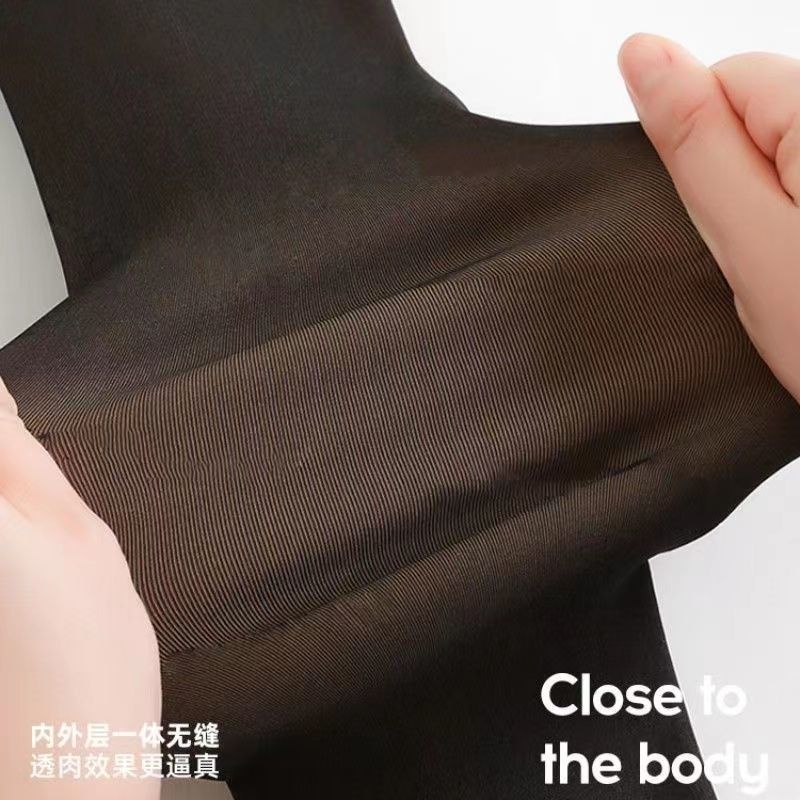 Kaus kaki sutra hitam wanita musim gugur dan musim dingin celana bawah kaki telanjang dewa sutra hit