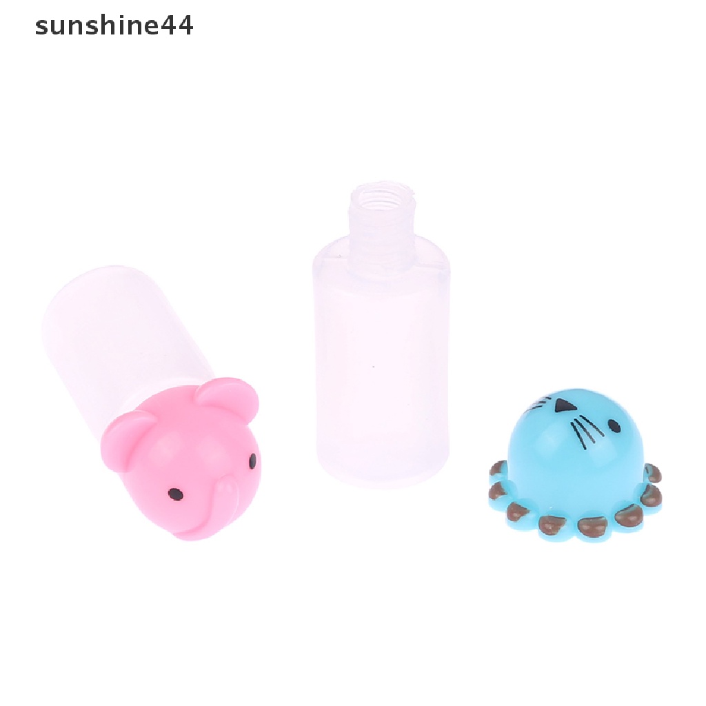 Sunshine Botol Bumbu / Kecap Mini Portable Motif Kartun Hewan Kapasitas 3ML