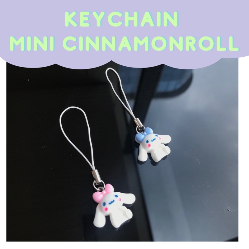 Gantungan flashdisk Hp mini cinnamonroll | keychain mini cinnamonroll