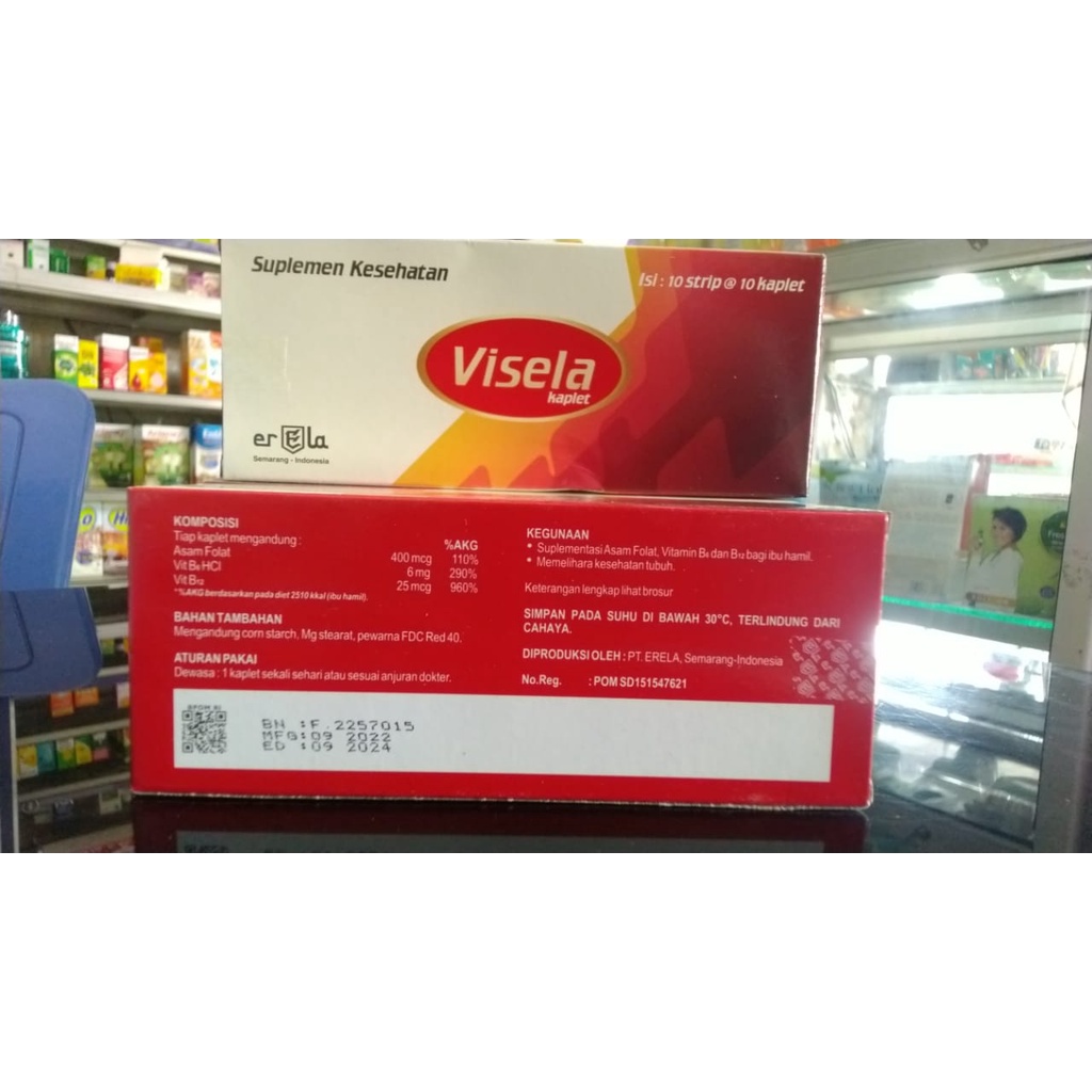 VISELA BOX ISI 10 STRIP