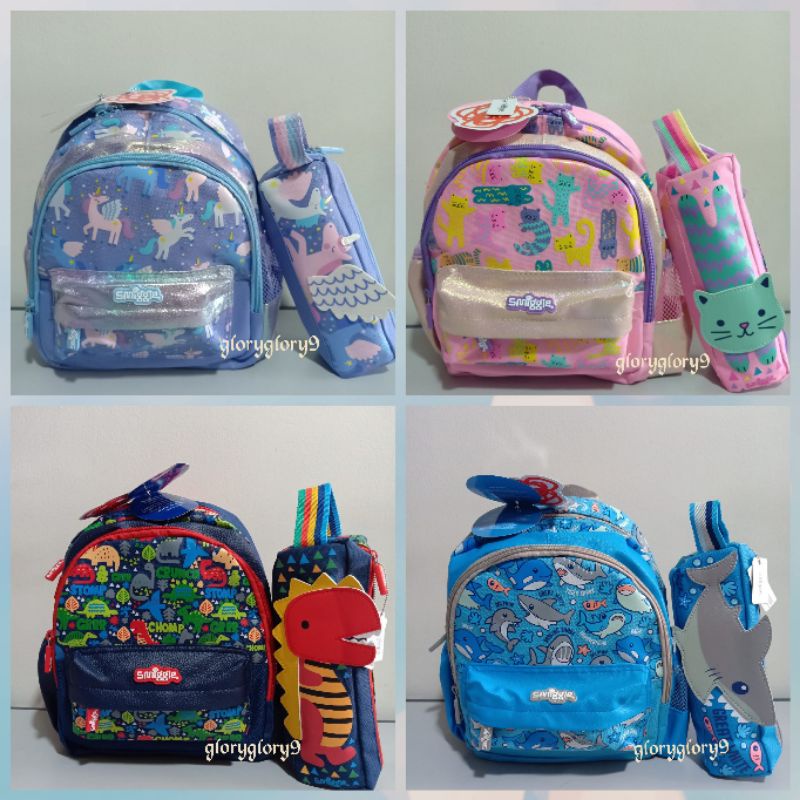 Paket hemat Tas Smiggle Toodler Mirror quality/Toodler smiggle