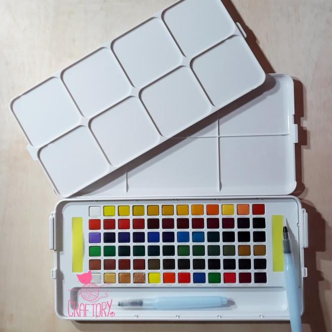 

[COD] Sakura Koi Watercolors 72 Studio Set Sketch Box Cat Air Watercolor LIMITED EDITION Kode 155